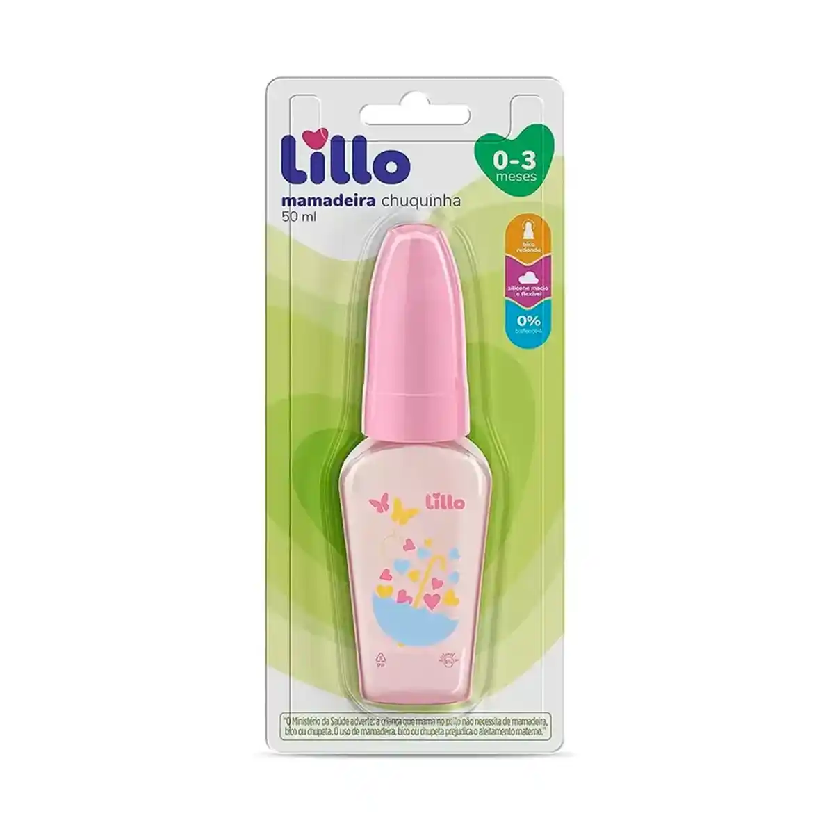 LILLO MAMADEIRA ROSA 0 A 3 MESES TAMANHO 1 50 ML