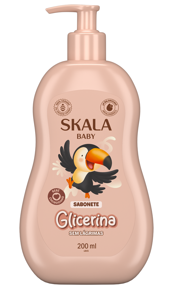 SKALINHA BEBE SABONETE LIQUIDO GLICERINA 200ML